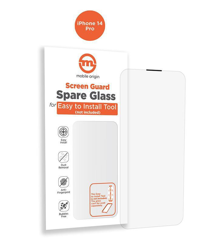 Slika - Mobile Origin Orange Screen Guard rezervno steklo za zaščito zaslona - iPhone 14 Pro