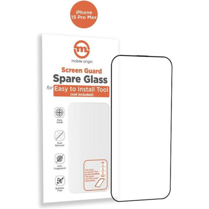 Mobile Origin Orange Screen Guard nadomestno 2.5D zaščitno steklo iPhone 15 Pro Max