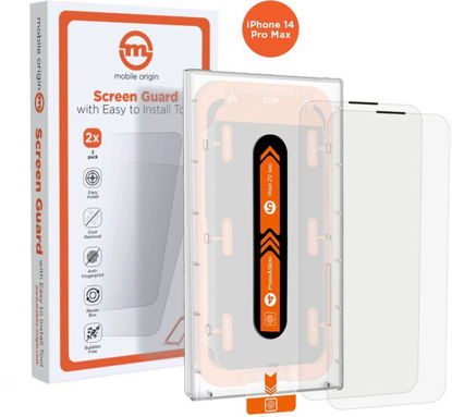 Mobile Origin Screen Guard zaščitno steklo 2 Pack 2.5D z aplikatorjem iPhone 14 Pro Max