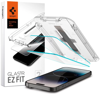 Slika - Spigen EZ Fit GLAS.tR prozorno - iPhone 14 Pro Max z enostavnim aplikatorjem 2x zaščitno steklo 2.5D, zaščita senzorja prosojnosti