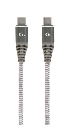 Gembird CC-USB2B-CMCM60-1.5M 60W USB C (PD) Premium polnilni in podatkovni kabel 1,5m siv
