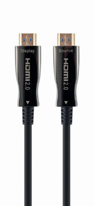 Gembird CCBP-HDMI-AOC-20M-02 AOC High speed HDMI kabel z Ethernetom 4K Premium Series 20m črn