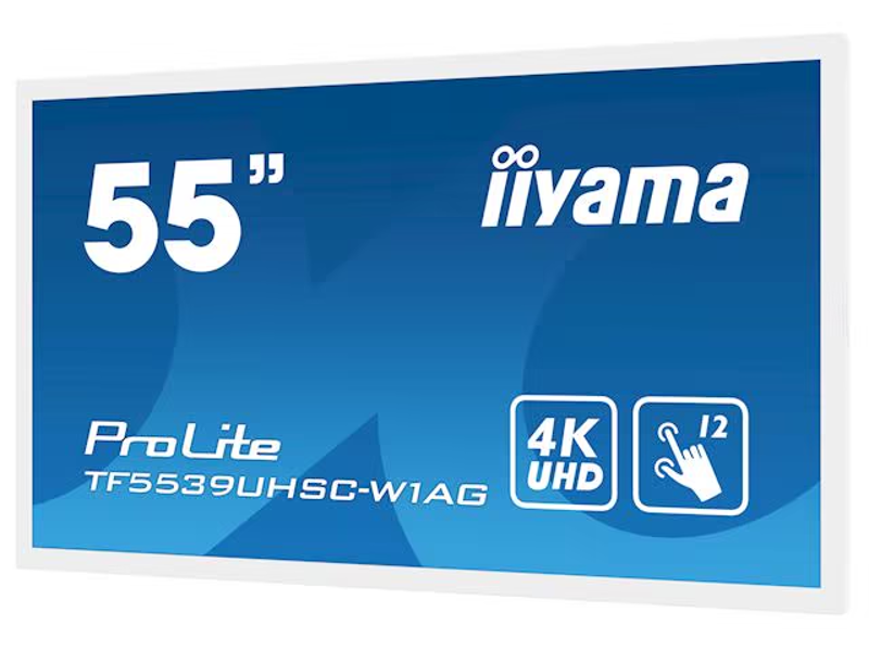 Slika - iiyama ProLite TF5539UHSC-W1AG 139cm 55" IPS LED 4K 24/7 interaktivni zaslon na dotik velikega formata z odprtim okvirjem