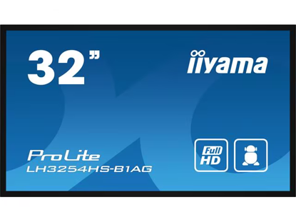 iiyama ProLite LH3254HS-B1AG 32", IPS, Full HD, 24/7 ur delovanja, HDMI, 10 W zvočniki, ležeče/pokončno, Android OS in FailOver
