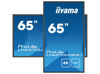 Slika - iiyama Prolite monitor LH6570UHB-B1 65" VA, tanek okvir, 4K UHD, 24/7, ležeče/pokončno, svetlost 700cd/m2