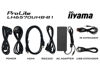 Slika - iiyama Prolite monitor LH6570UHB-B1 65" VA, tanek okvir, 4K UHD, 24/7, ležeče/pokončno, svetlost 700cd/m2