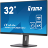 Slika - iiyama ProLite monitor XUB3293UHSN-B5 32" 3-stranska oblika brez robov, plošča IPS s stikalom KVM, priključna postaja USB-C, nastavljiva višina