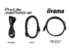 Slika - iiyama ProLite XUB2792HSC-B5 27" monitor črn, nastavljiv po višini, plošča IPS, povezava USB-C z napajanjem