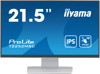 Slika - iiyama ProLite monitor T2252MSC-W2 22" bel, IPS, projektivna kapacitivnost 10 točk na dotik, HDMI, Display Port, steklena zasnova od roba do roba, premaz proti prstnim odtisom