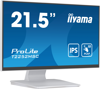 Slika - iiyama ProLite monitor T2252MSC-W2 22" bel, IPS, projektivna kapacitivnost 10 točk na dotik, HDMI, Display Port, steklena zasnova od roba do roba, premaz proti prstnim odtisom