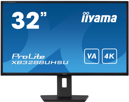 iiyama ProLite monitor XB3288UHSU-B5 32" 4K, nastavljiv po višini, HDMI, VA plošča, brez utripanja, PIP