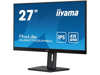 Slika - iiyama ProLite monitor XUB2792UHSU-B5 27", IPS, 4k, nastavljiva višina in vrtljiva funkcija, HDMI, DisplayPort, USB Hub, PIP, PBP