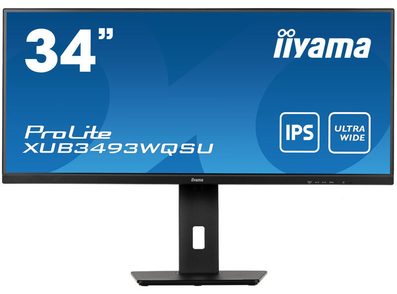 Slika - iiyama ProLite monitor XUB3493WQSU-B5 34" IPS ultra širok zaslon s HDMI in nastavitvijo višine (XUB3493WQSU-B5)