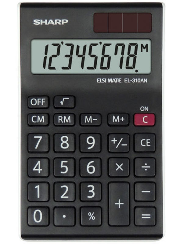 Slika - Sharp EL-310AN (SH-EL310ANWH) namizni kalkulator črn