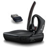 Slika - Brezžične Bluetooth slušalke Poly Plantronics Voyager 5200 UC črne (206110-102 / 7K2F3AA) s polnilnim stojalom