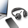 Slika - Brezžične Bluetooth slušalke Poly Plantronics Voyager Focus 2 UC USB-C črne (214432-01) 77Y88AA