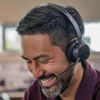 Slika - Brezžične Bluetooth slušalke Poly Plantronics Voyager Focus 2 UC USB-C črne (214432-01) 77Y88AA