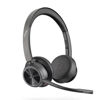 Slika - Brezžične Bluetooth slušalke Poly Plantronics Voyager 4320-M črne s polnilno postjo 218476-02 / 77Z00AA