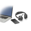 Slika - Brezžične Bluetooth slušalke Poly Plantronics Voyager Focus 2 UC ANC 5.1 črne s polnilno postjo 213727-01  / 77Y86AA