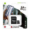 Slika - Kingston Canvas Select Plus, 64GB, micro SDXC, SDCS2/64GB, UHS-I U1 (Class 10) A1+ adapted, SD kartica