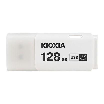 Kioxia TransMemory Hayabusa 128GB (LU301W128GG4) U301 USB 3.2 Gen 1, bel USB ključ