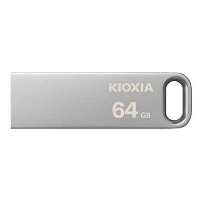 Kioxia TransMemory Biwako 64GB (LU366S064GG4) U366 USB 3.2 Gen 1, srebrn USB ključ
