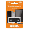 Slika - Kioxia TransMemory Yamabiko 64GB (LU365K064GG4) USB 3.2 Gen 1, črn USB Ključ