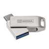 Slika - MyMedia MyDual 64GB (69267) USB 2.0 USB A / USB C srebrn s pokrovom USB ključ