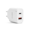 Slika - Delight 55047WH USB QuickCharge 3.0 + USB C polnilec bel
