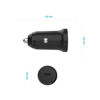 Slika - FIXED USB-C avtomobilski polnilnik 20 W+ kabel USB-C/USB-C črn FIXCC20N-CC-BK