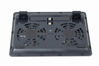 Slika - Gembird NBS-2F15-05 LED hladilno stojalo za prenosnik USB, do 15", modra LED ventilator črno