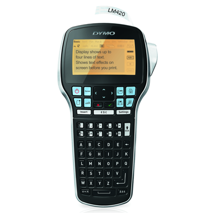DYMO LabelManager 420P ABX tipkovnica - D1 etikete do 19 mm (S0915440), tiskalnik etiket + torbica