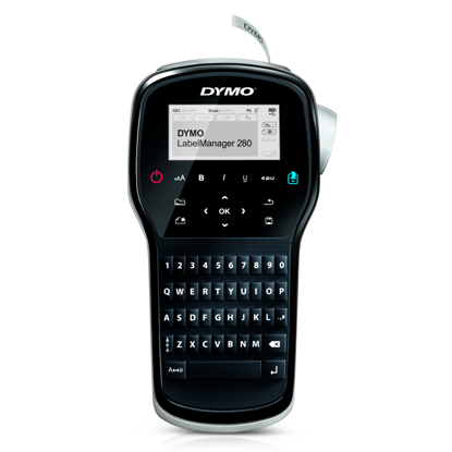 DYMO LabelManager 280 QWERTZ tipkovnica - D1 etikete do 12 mm (S0968920), tiskalnik etiket