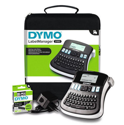 Dymo LabelManager 210D QWERTZ tipkovnica (2094492) + torbica, D1 etikete do 12 mm, tiskalnik etiket S0784470