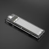 Slika - Orico TCM2-C3-SV-BP USB3.1 Type-C M.2 NVME prozorno ohišje za SSD disk