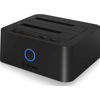 Slika - Raidsonic ICY BOX IB-1232CL-U3 2-bay (2,5 SATA, 3,5" SATA) Docking in CloneStation črna