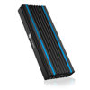 Slika - Ohišje Raidsonic IcyBox IB-1824ML-C31 za 1x NVMe z vmesnikoma USB 3.1 (Gen 2) Type-C in Type-A LED črn