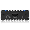 Slika - Ohišje Raidsonic IcyBox IB-1824ML-C31 za 1x NVMe z vmesnikoma USB 3.1 (Gen 2) Type-C in Type-A LED črn