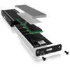 Slika - Ohišje Raidsonic IcyBox IB-1824ML-C31 za 1x NVMe z vmesnikoma USB 3.1 (Gen 2) Type-C in Type-A LED črn