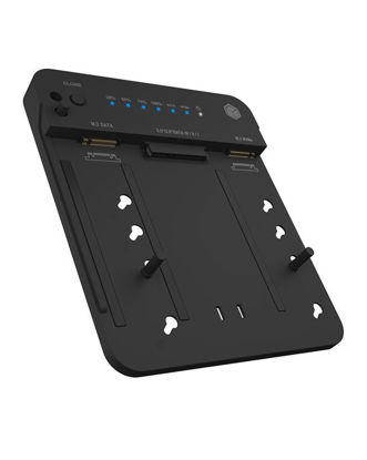 Raidsonic IcyBox IB-2915MSCL-C31 CloneStation & DockingStation za M.2 NVME & SATA 2,5”/3,5” SSD/HDD