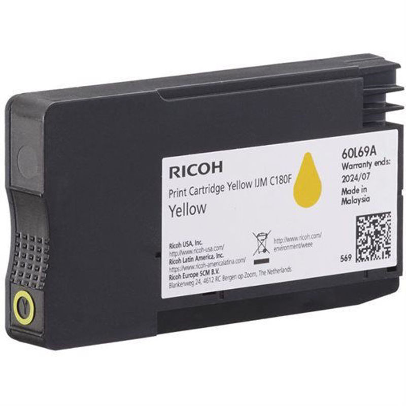 Slika - Ricoh C180Y (408520) rumen originalen toner