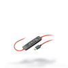 Slika - Poly Blackwire 5210 Monaural USB-C slušalke + 3,5 mm vtič + USB-C/A adapter 8X230AA, 207587-01