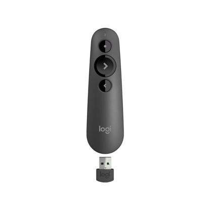 Logitech LOGI R500 Laser Presentation Remote brezžični laserski prezentator črn (910-005843)