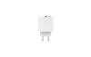 Slika - Gembird hitri polnilec USB A/C PD QC  2-porta 20W / 3.4A Bel (TA-UC-PDQC20-01-W)