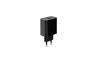 Slika - Gembird hitri polnilec USB A/C PD QC  2-porta 20W/3.4A črn (TA-UC-PDQC20-01-BK)