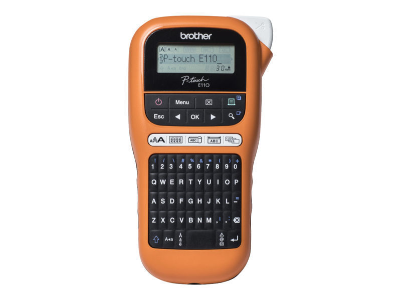 Slika - Brother P-Touch PT-E110VP (PTE110VPYJ1) prenosni tiskalnik nalepk