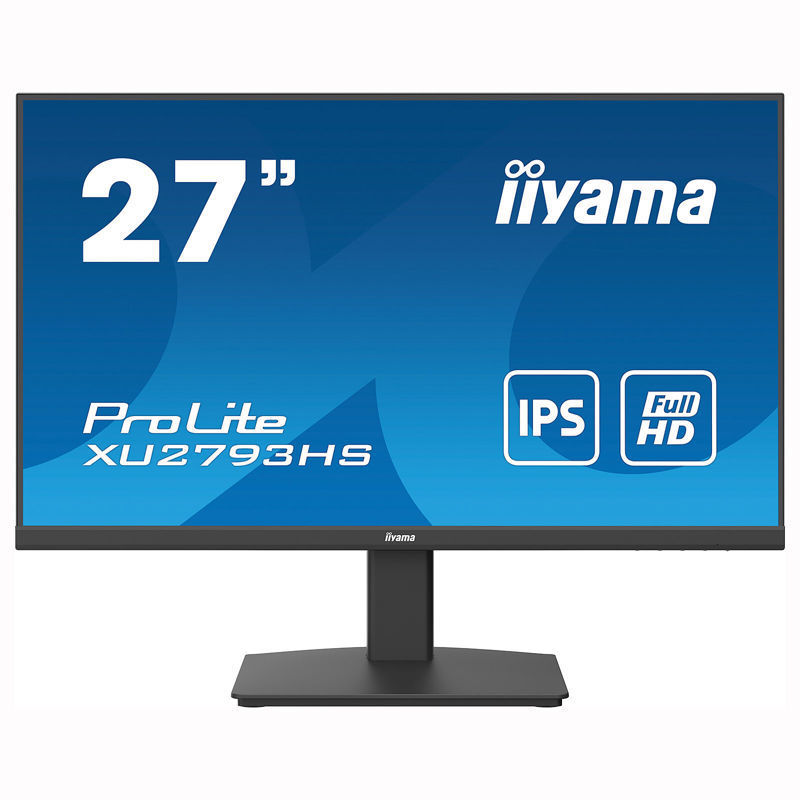 Slika - Monitor iiyama ProLite XU2793HS-B6, 3-stranski brez robov, IPS, HDMI, DisplayPort, brez utripanja in reduktor modre svetlobe