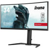Slika - iiyama G-Master Red Eagle ukrivljen gaming monitor GB3467WQSU-B5 34" Črna, 165Hz, ločljivost 3440x1440, 0,4ms, FreeSync, 2 x HDMI/DisplayPort z USB Hubom
