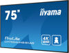 Slika - iiyama 75" ProLite LH7554UHS-B1AG IPS LED, monitor
