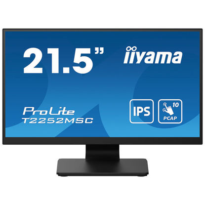 iiyama ProLite monitor T2252MSC-B2 22" črn, IPS, Full HD, Projective Capacitive 10pt dotik, HDMI, Display Port